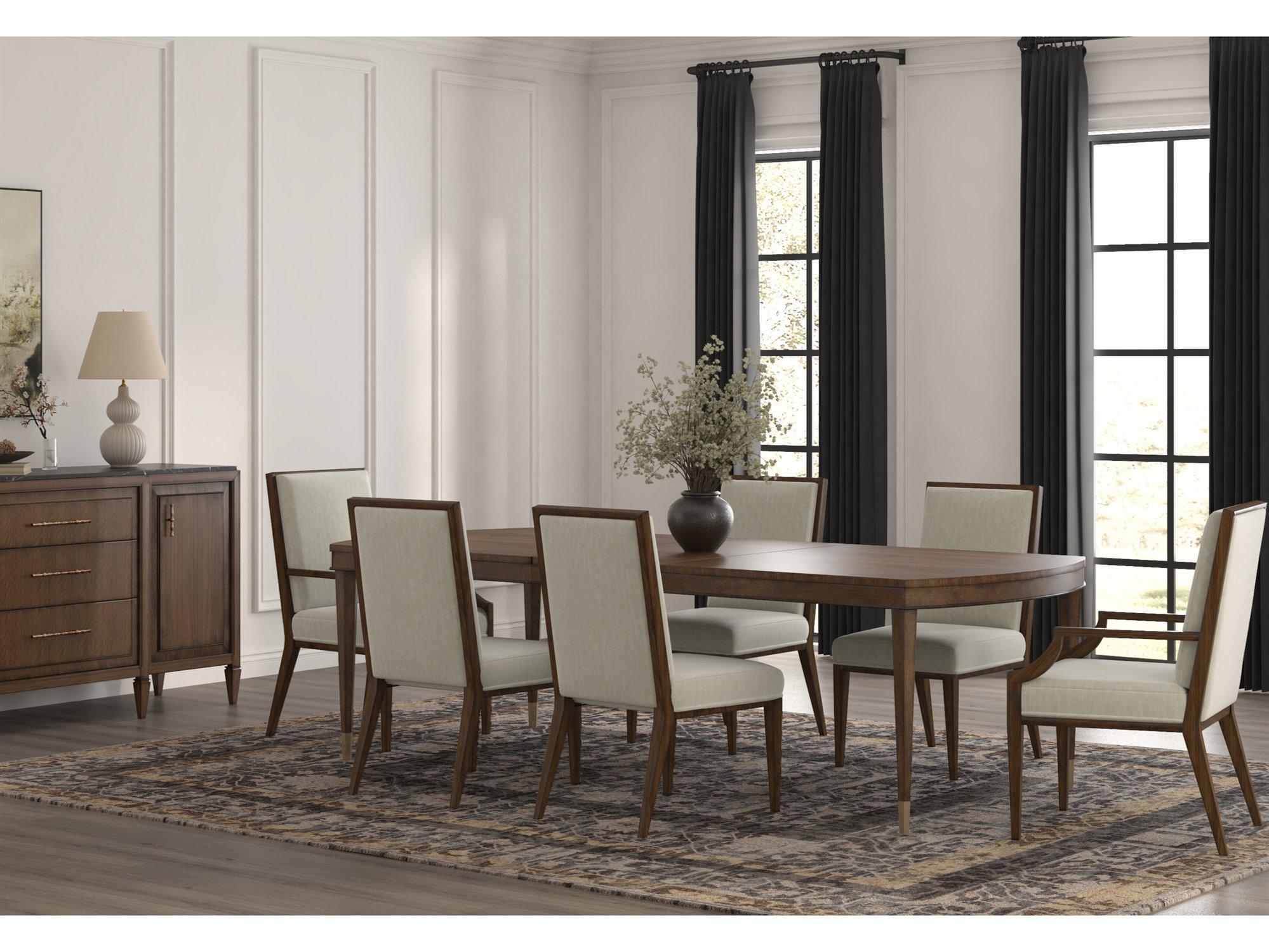 A.R.T Furniture Eave Brown Poplar Wood Dining Room Set