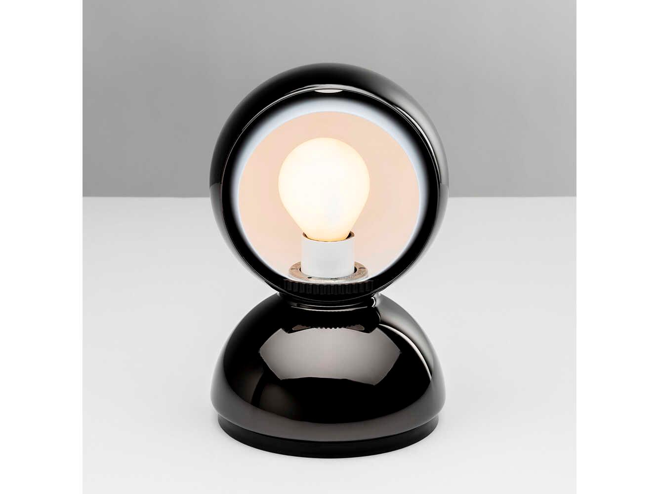 Artemide Eclisse Matte Black Table Lamp