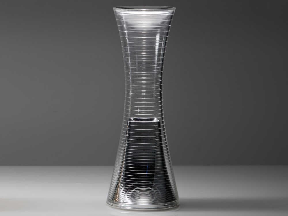 Artemide Come Together Transparent Aluminum Silver Table Lamp