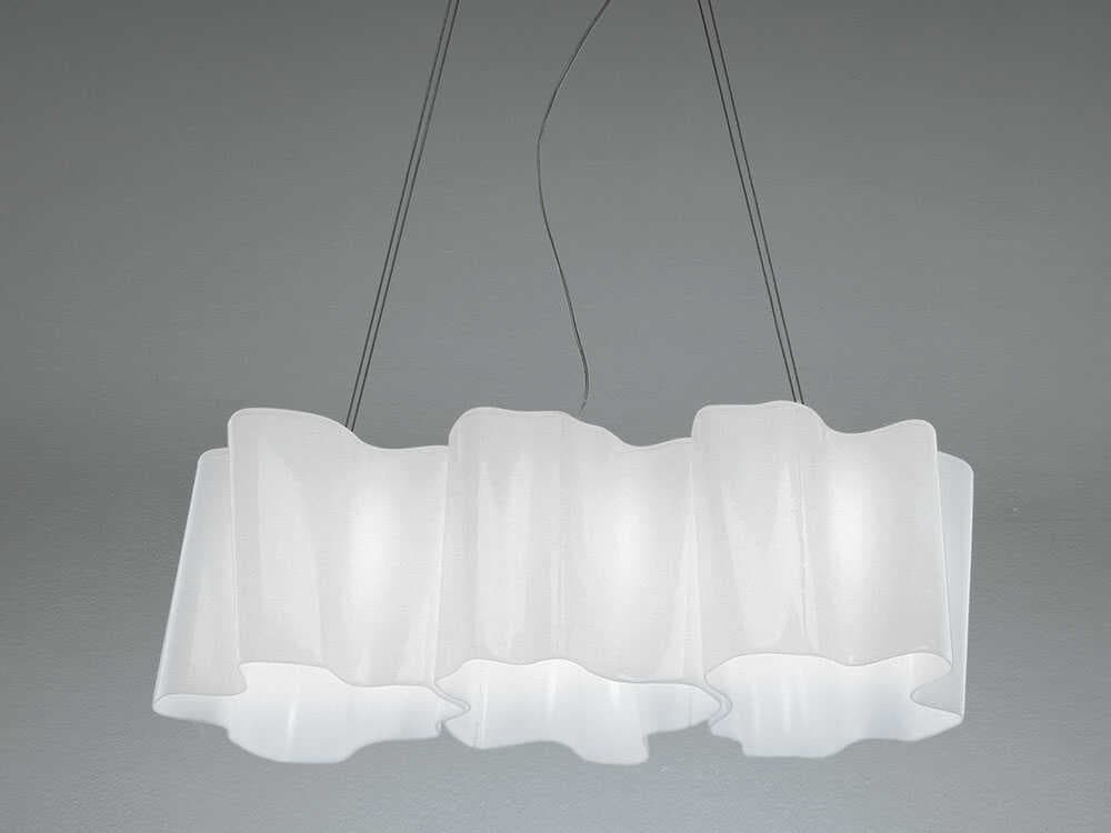 Artemide Logico 3-Light Pale Grey White Island Pendant