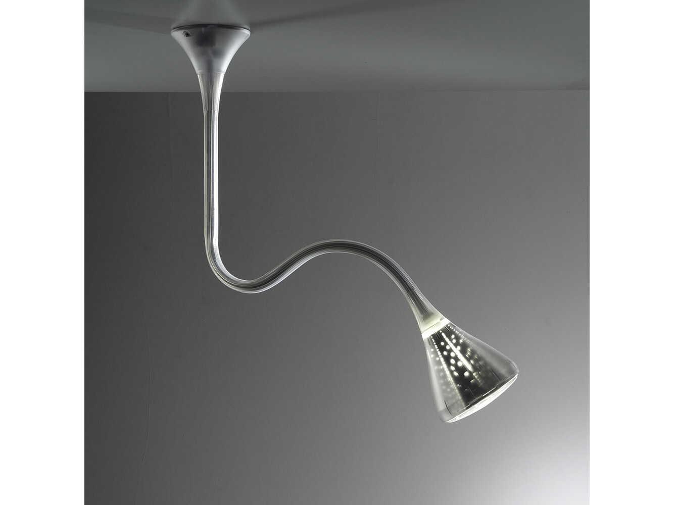 Artemide Pipe Anodized Grey Mini Pendant