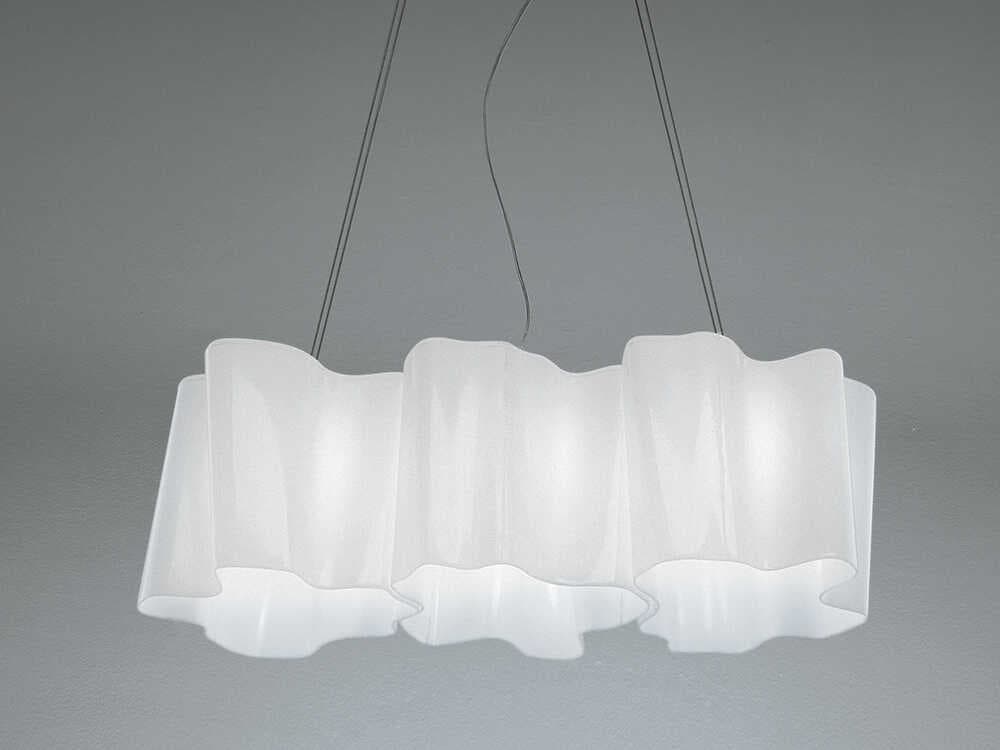 Artemide Logicao Mini 3-Light Pale Grey Island Pendant