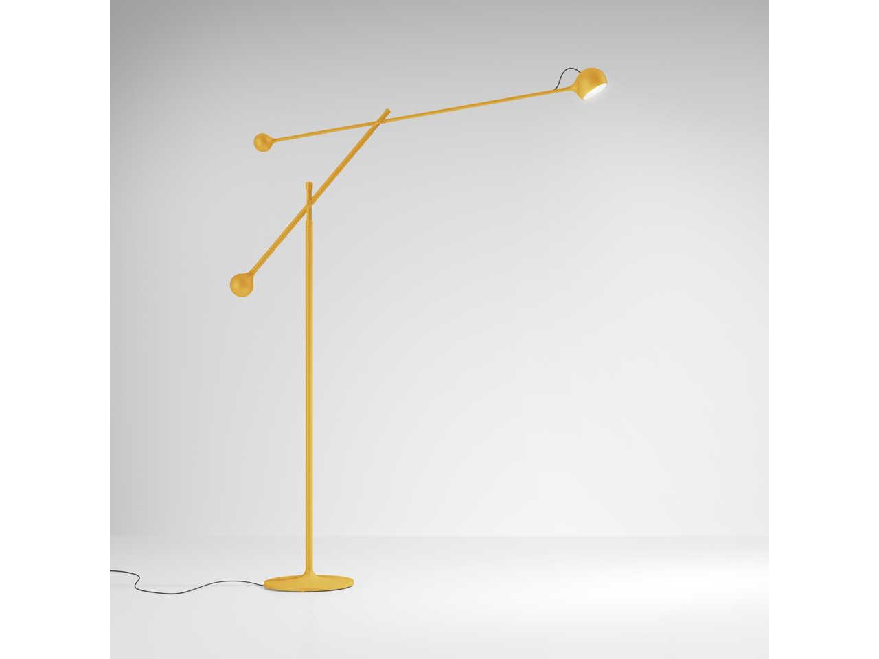 Artemide Ixa Yellow Floor Lamp