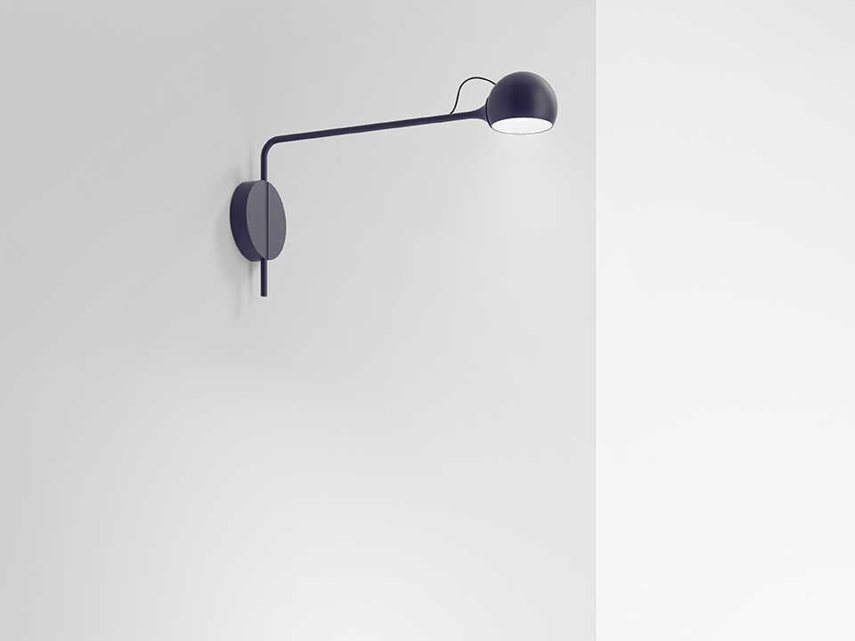 Artemide Ixa Blue Swing Wall Sconce
