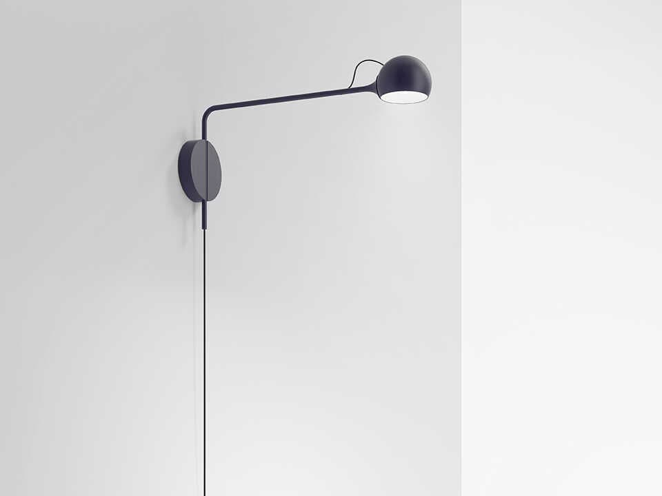 Artemide Ixa Blue Swing Wall Sconce
