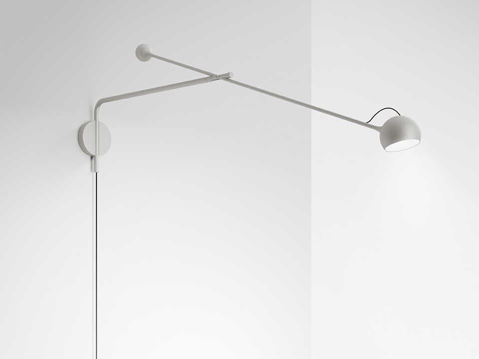 Artemide Ixa White Swing Wall Sconce