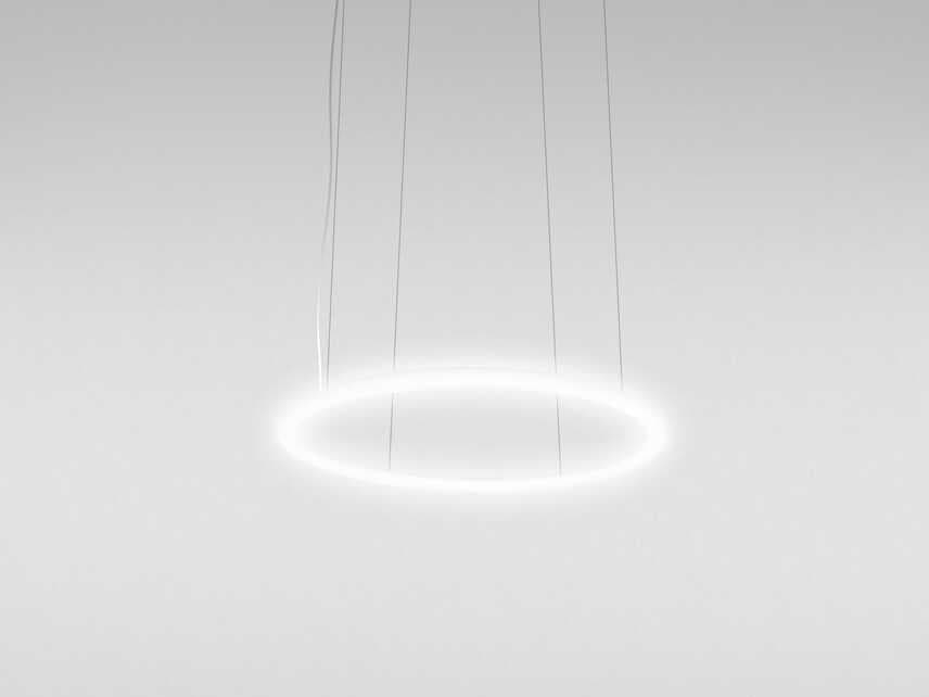 Artemide Alphabet Of Light White Grey Geometric Round Pendant