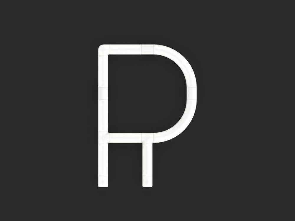 Artemide Alphabet Of Light Mini R White Wall Sconce