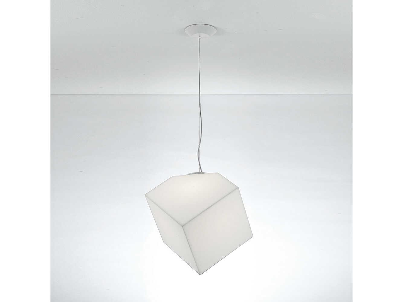 Artemide Edge White Geometric Pendant
