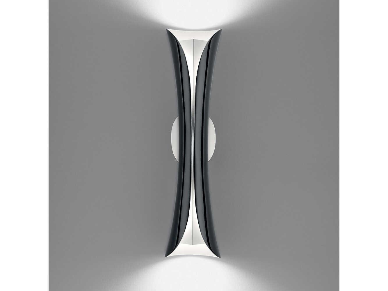 Artemide Cadmo 2-Light Black Wall Sconce
