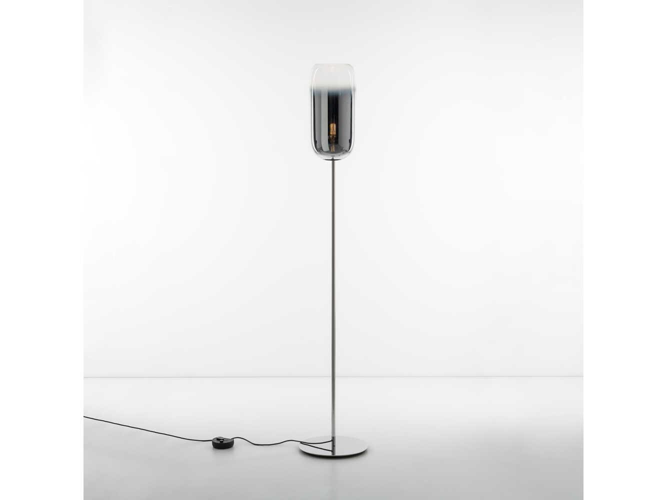 Artemide Gople Classic Silver Chrome Floor Lamp