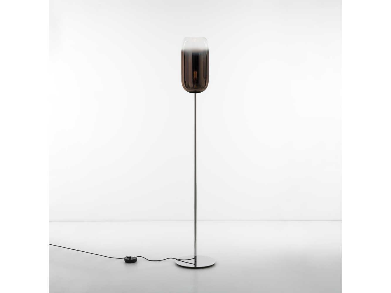 Artemide Gople Classic Bronze Chrome Floor Lamp
