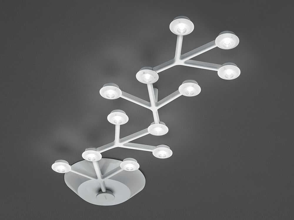 Artemide Led Net White Geometric Flush Mount