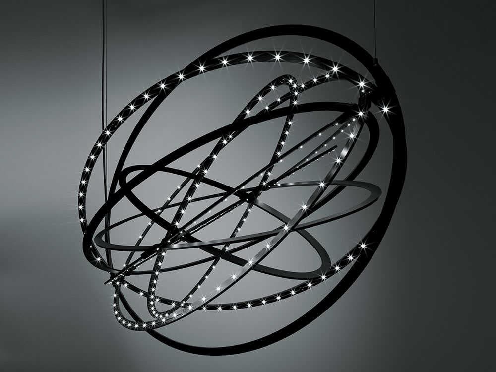 Artemide Copernico Black Geometric Pendant