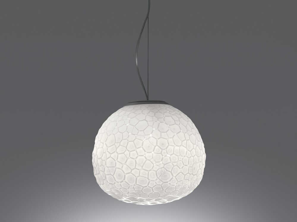 Artemide Meteorite White Globe Pendant