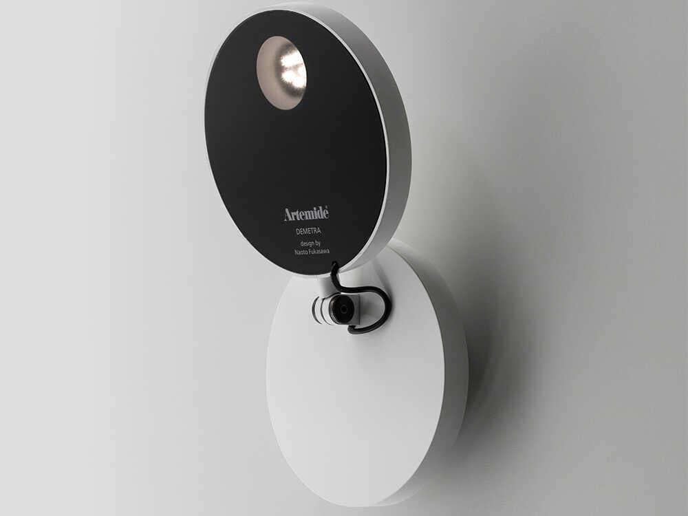 Artemide Demetra White Wall Sconce
