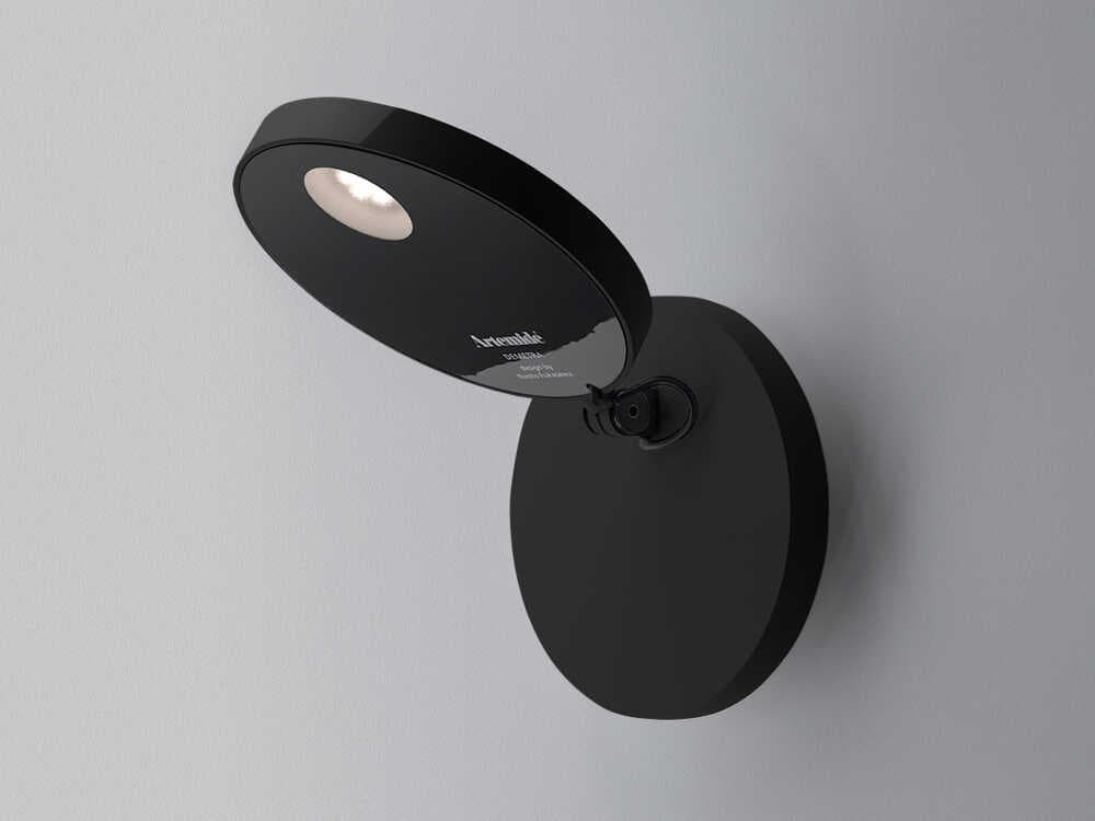 Artemide Demetra Matte Black Wall Sconce