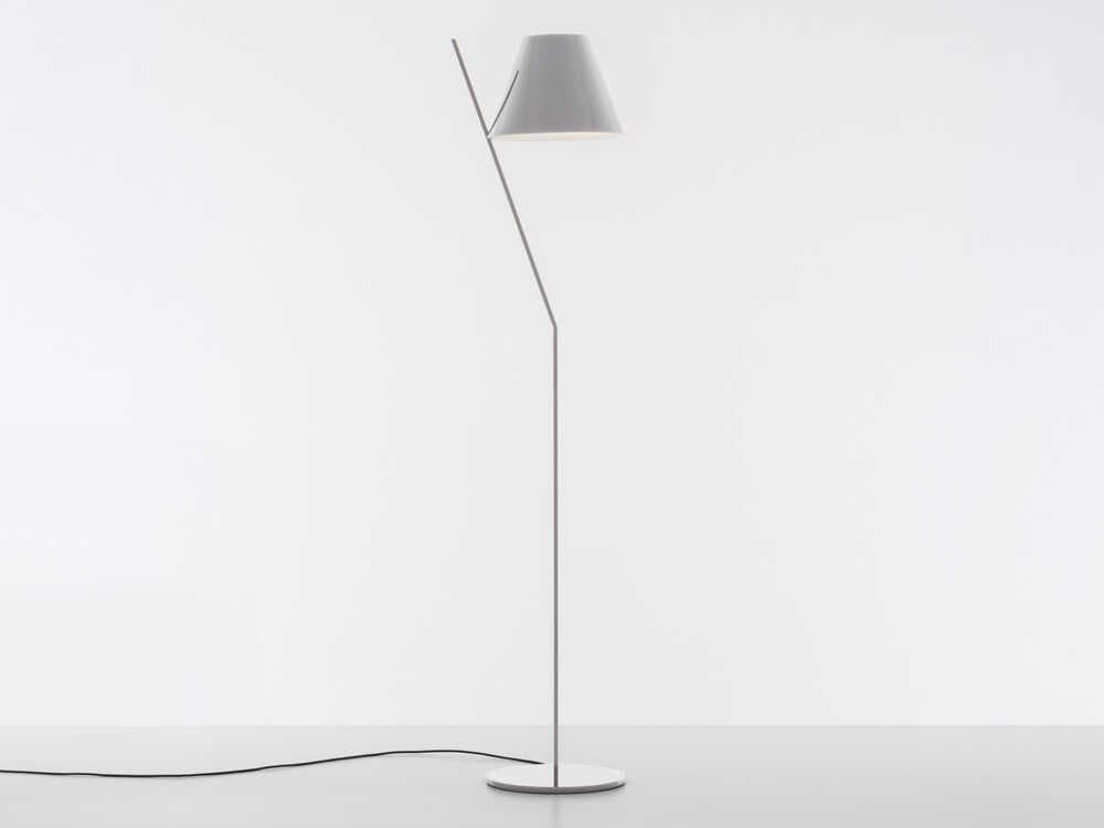 Artemide La Petite Polished White Floor Lamp