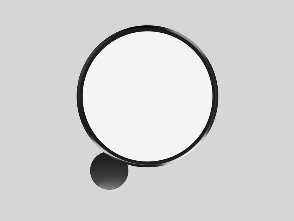 Artemide Discovery Black Wall Sconce