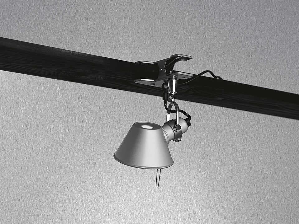 Artemide Tolomeo Micro Aluminum Silver Spot Light