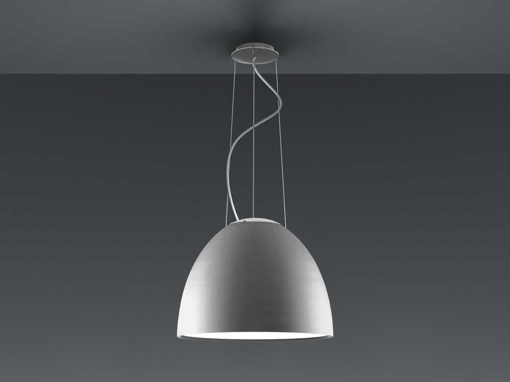 Artemide Nur Aluminum Silver Dome Pendant