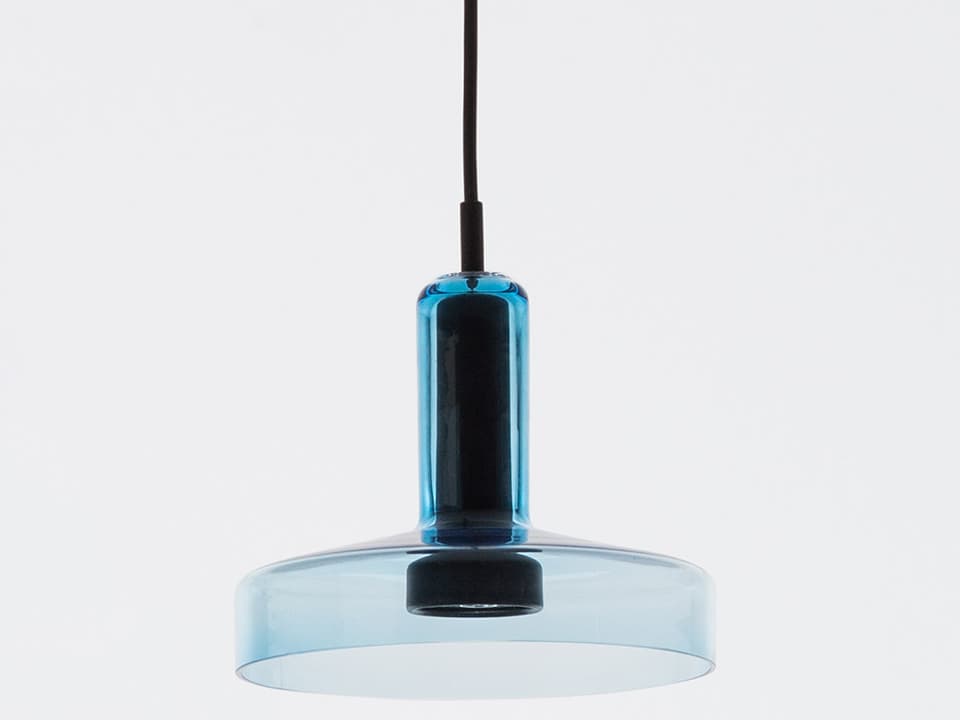 Artemide Stab Acqua Clear Blue Round Mini Pendant