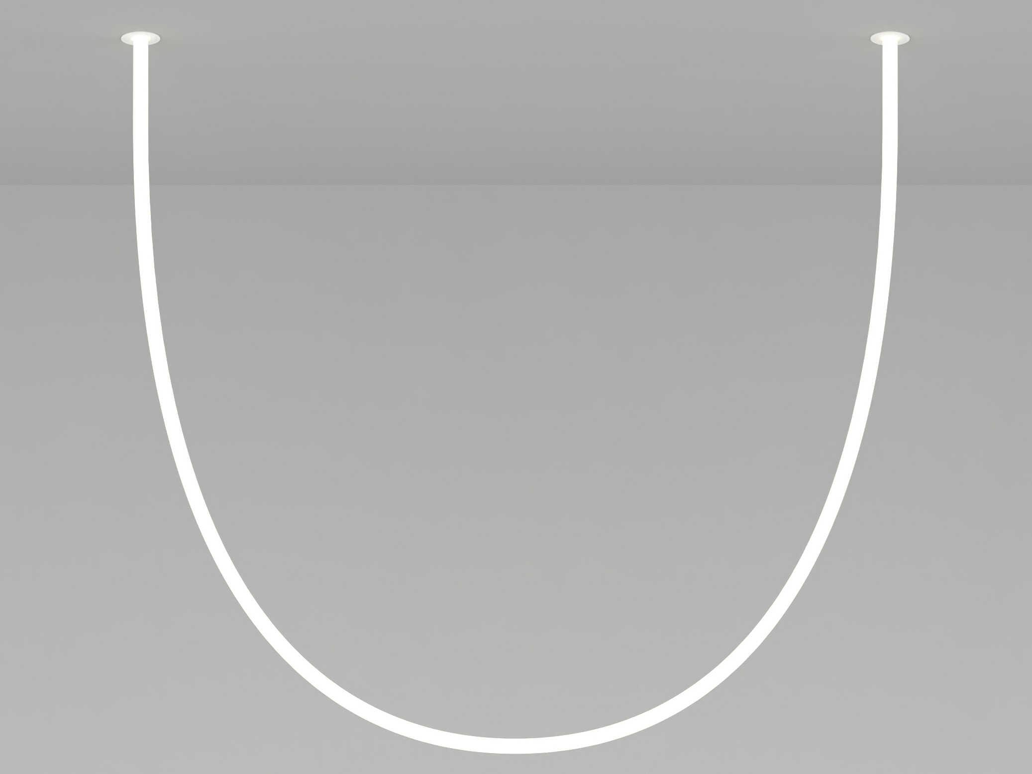 Artemide La Linea White Linear Flush Mount