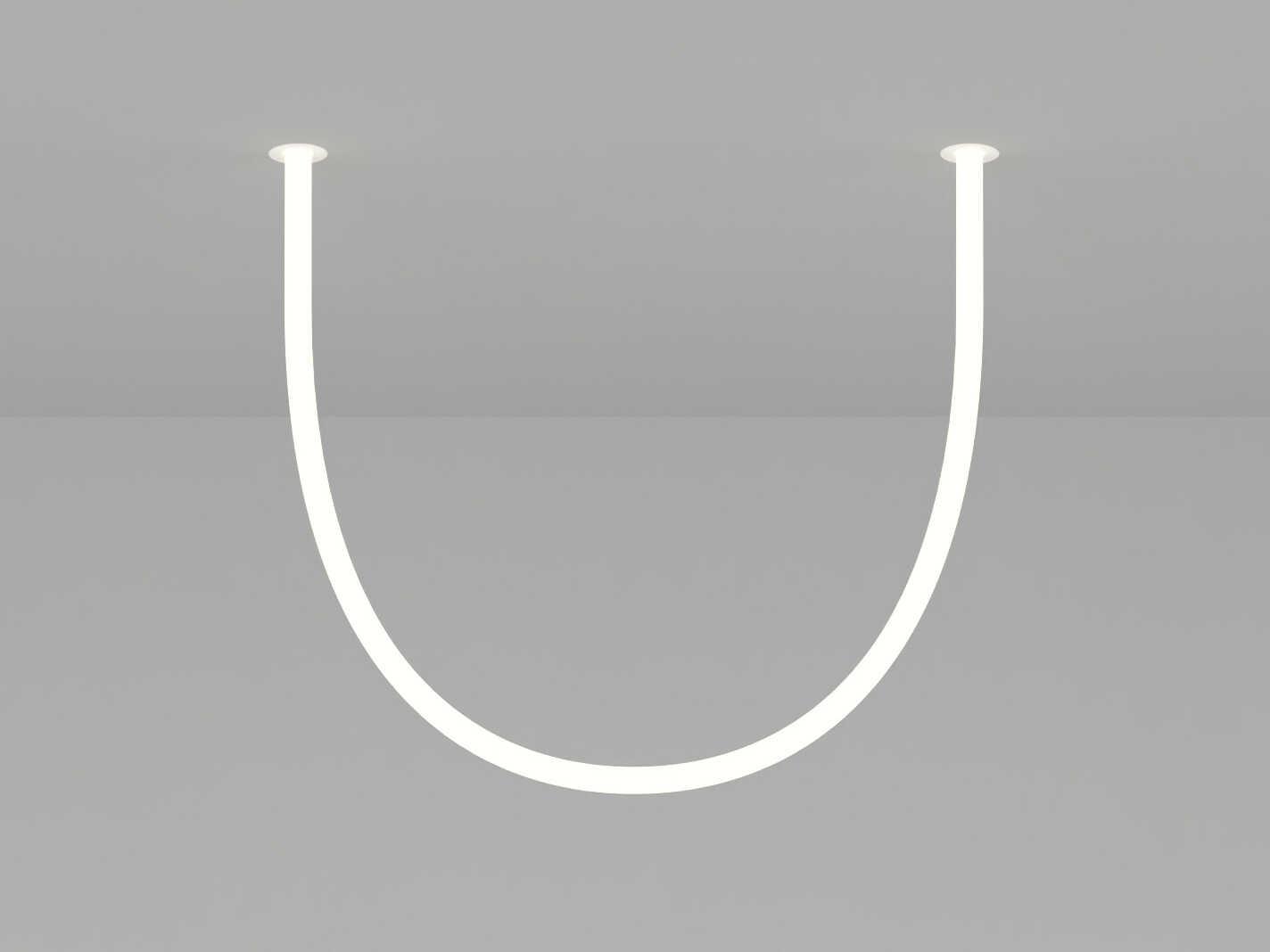 Artemide La Linea White Linear Flush Mount