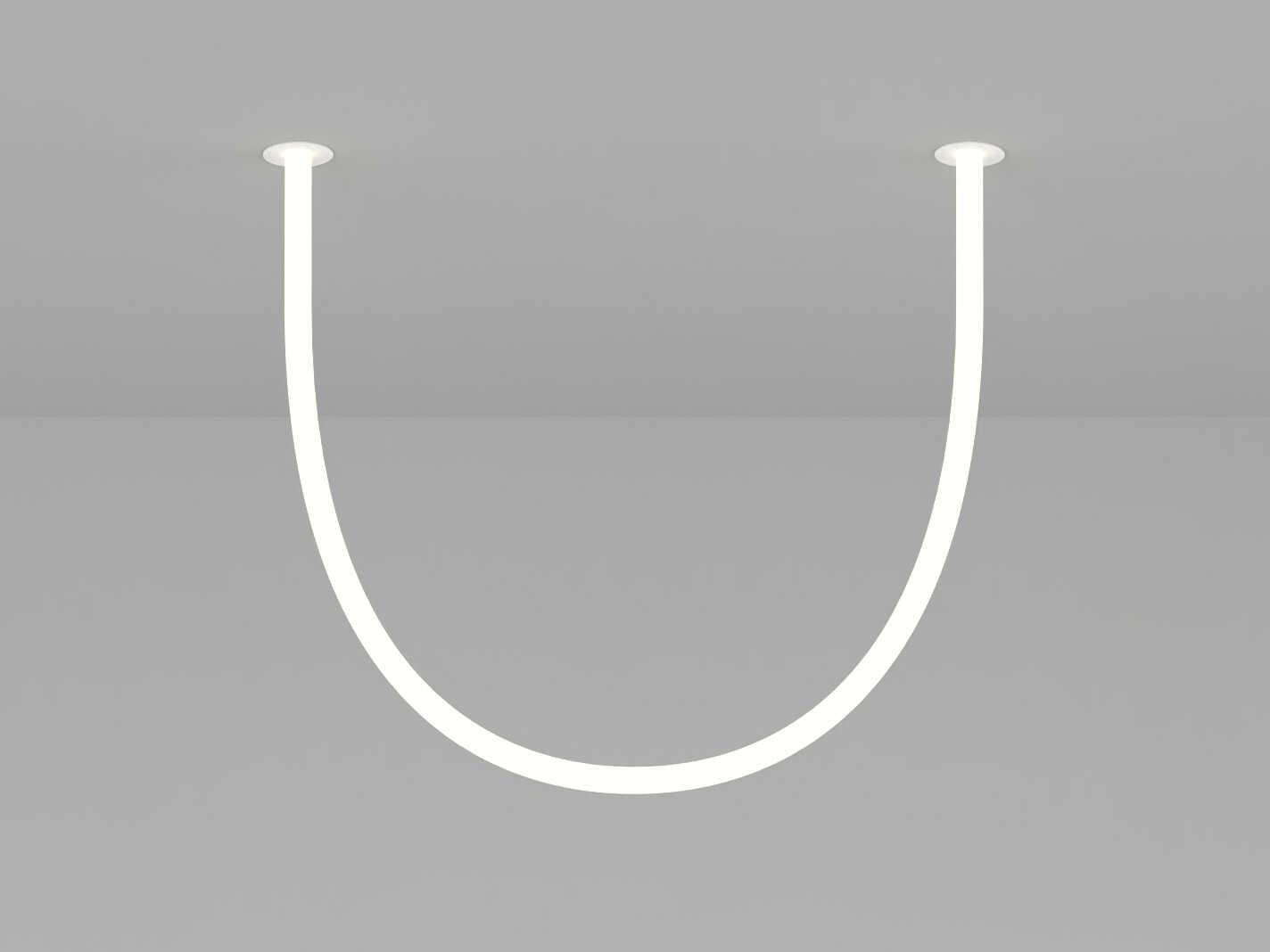 Artemide La Linea White Linear Flush Mount