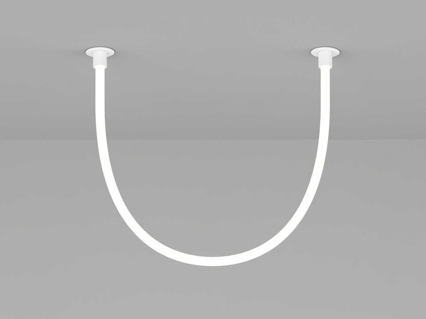 Artemide La Linea White Linear Flush Mount