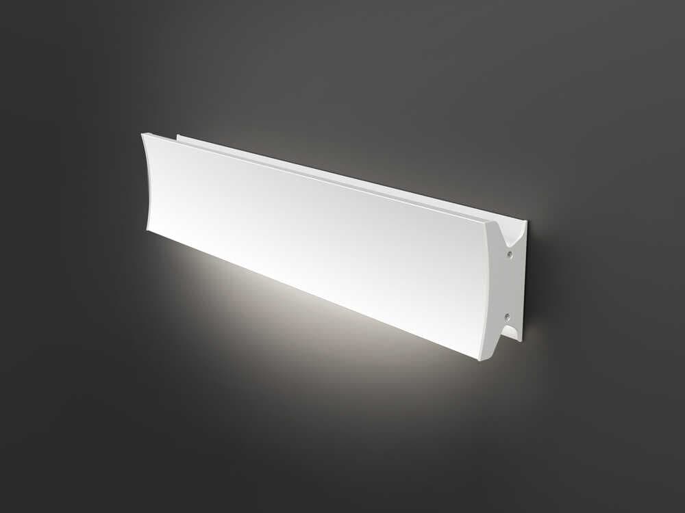 Artemide Lineacurve White Mono Wall Sconce