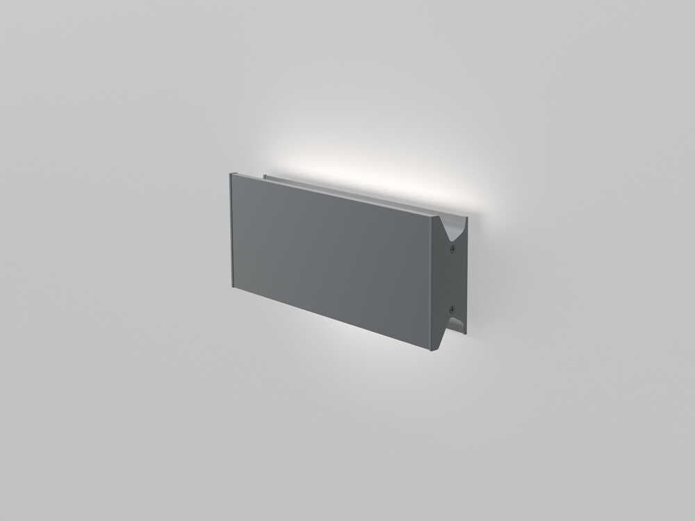 Artemide Lineaflat Anthracite Grey Dual Wall Sconce