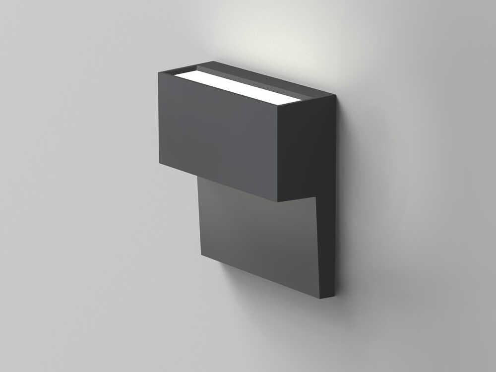 Artemide Piano Anthracite Grey Wall Sconce