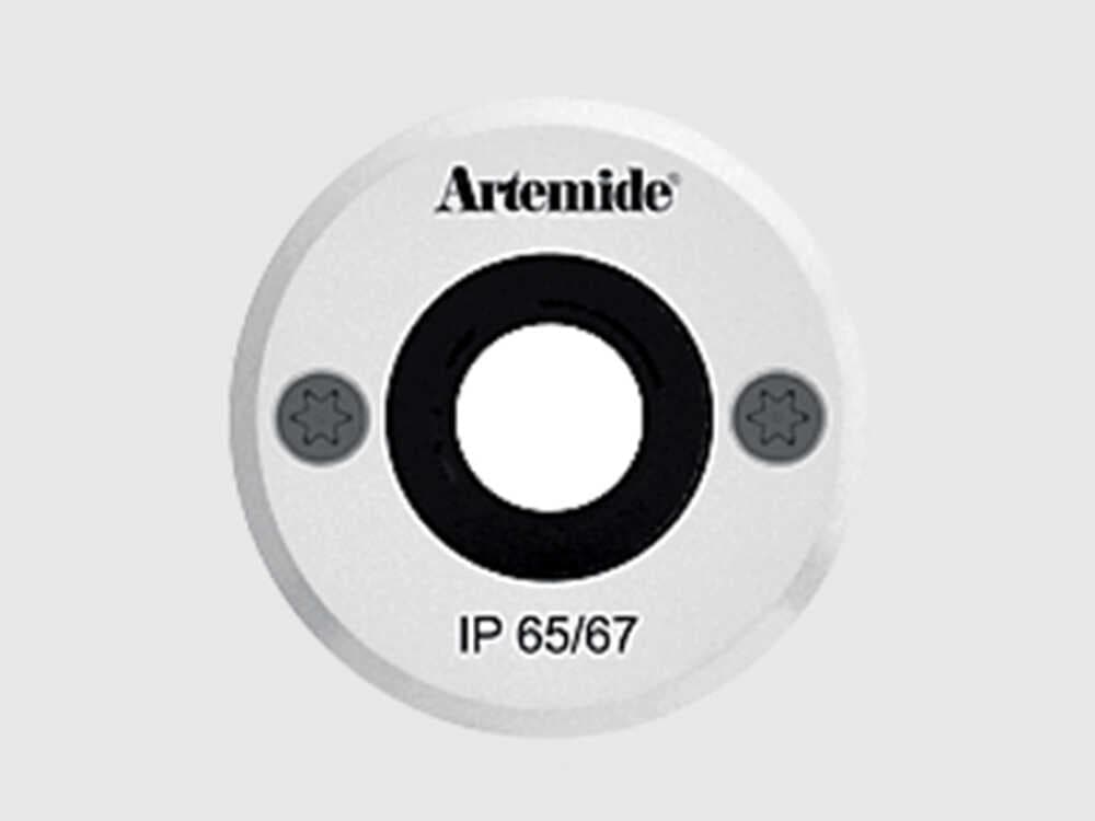 Artemide Ego Downlight White Round Flush Mount
