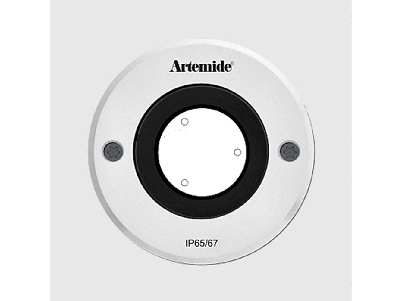 Artemide Ego Downlight White Round Flush Mount