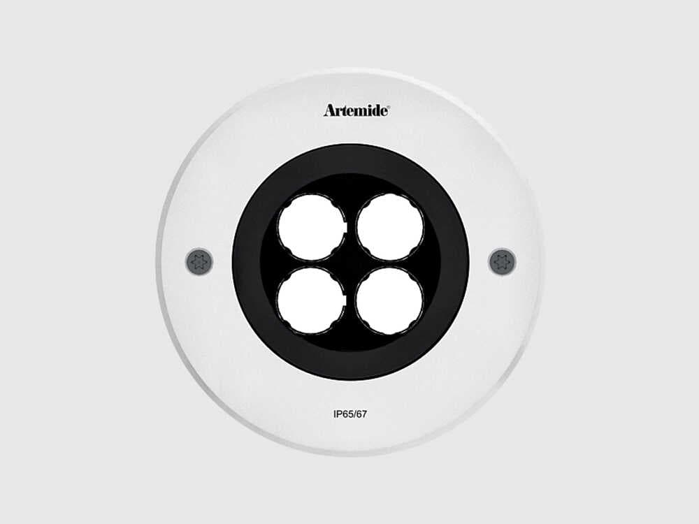 Artemide Ego Downlight White Round Flush Mount