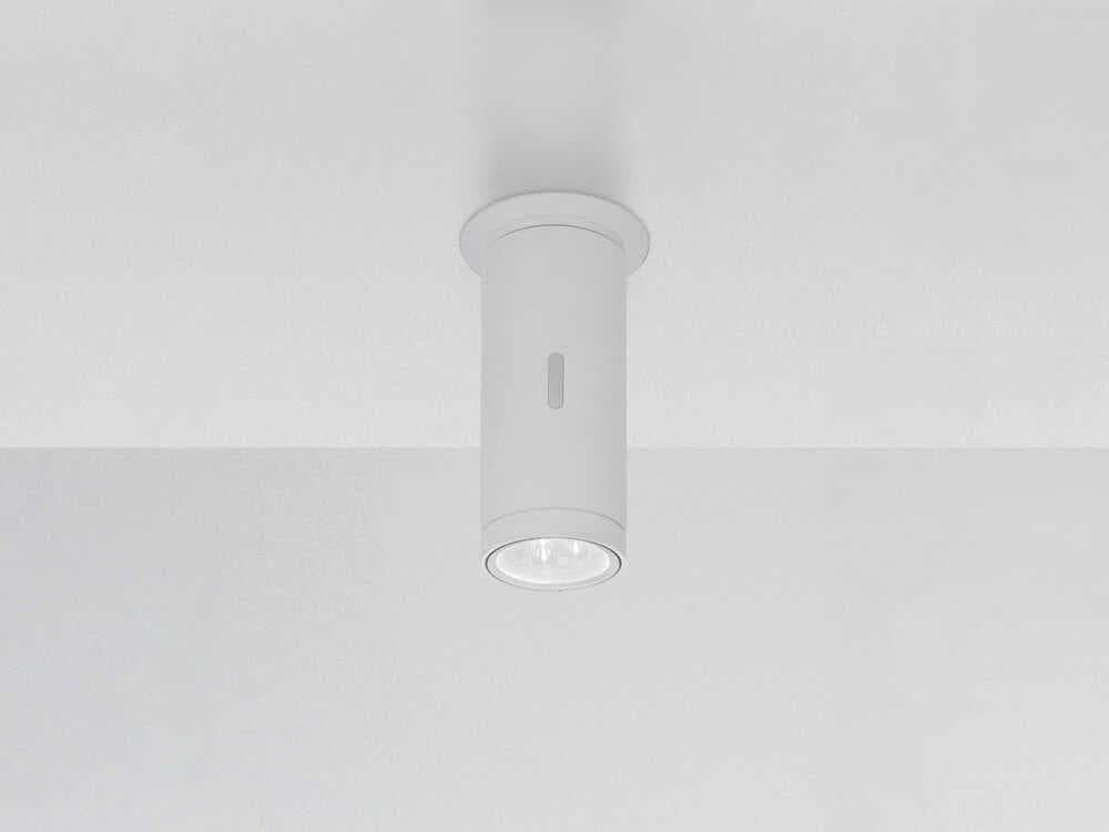 Artemide Calumet White Cylinder Flush Mount