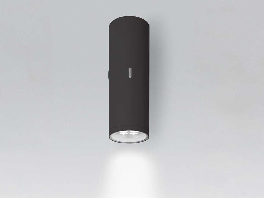 Artemide Calumet Anthracite Grey Black Wall Sconce
