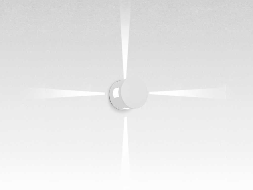 Artemide Effetto White Round Wall Sconce