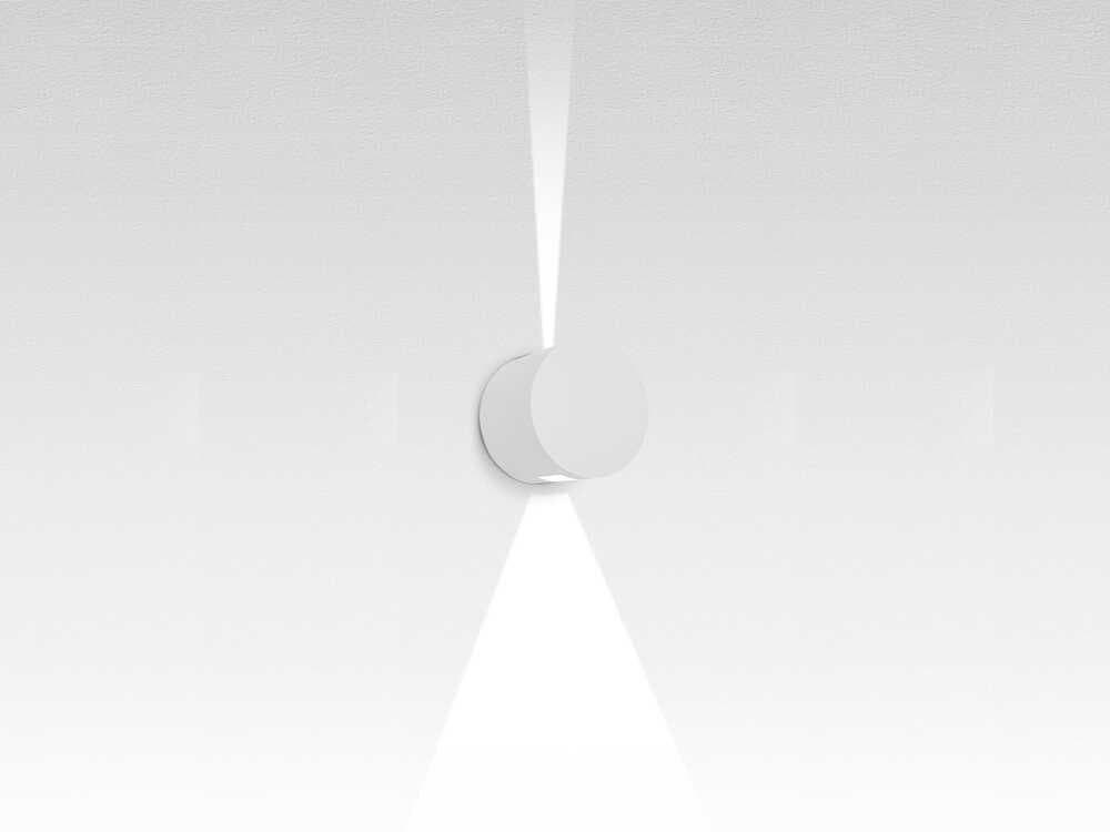 Artemide Effetto White Round Wall Sconce