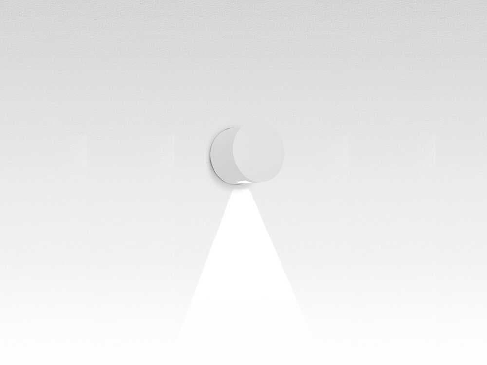 Artemide Effetto White Round Wall Sconce