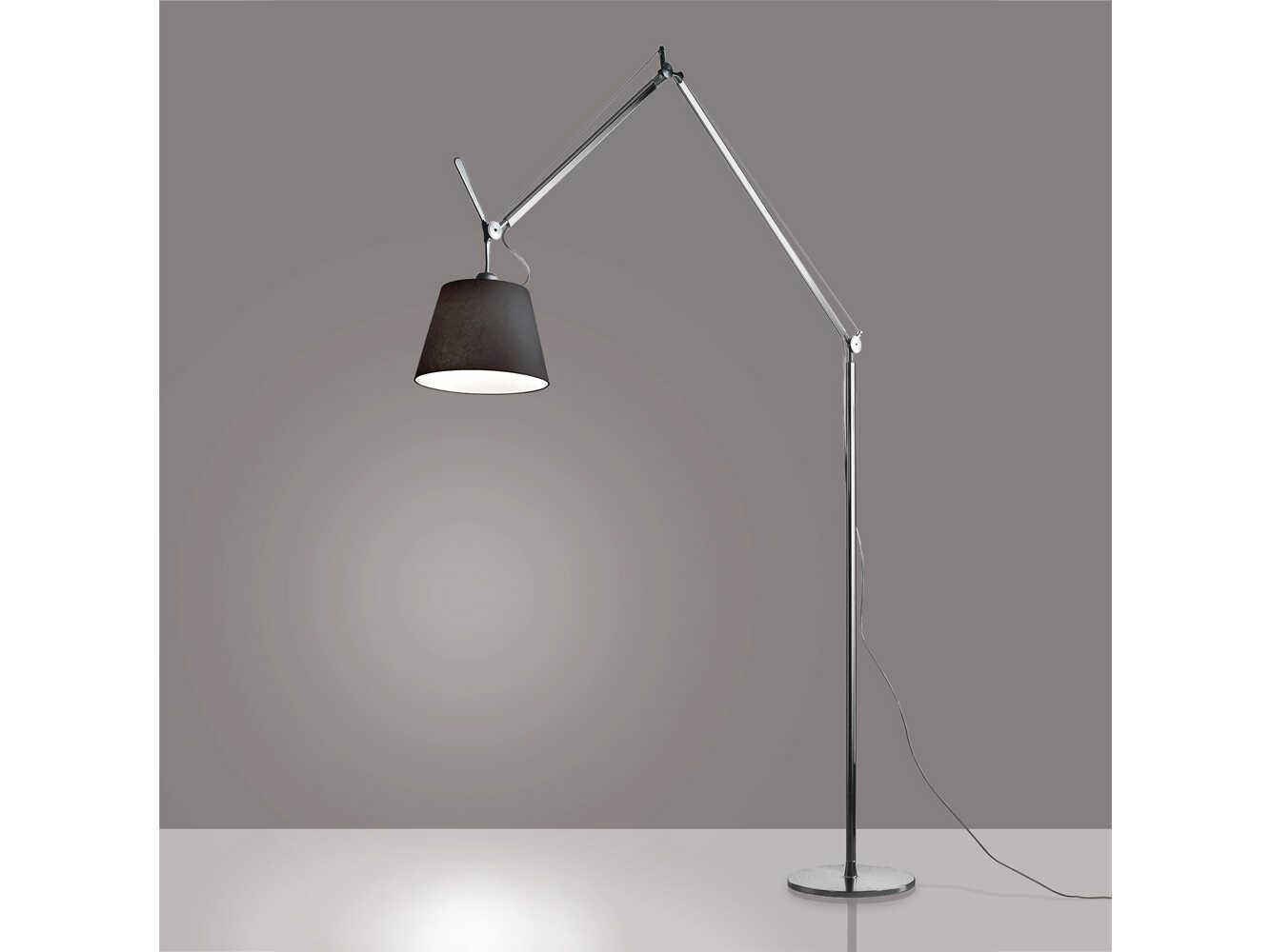 Artemide Tolomeo Mega Black Floor Lamp