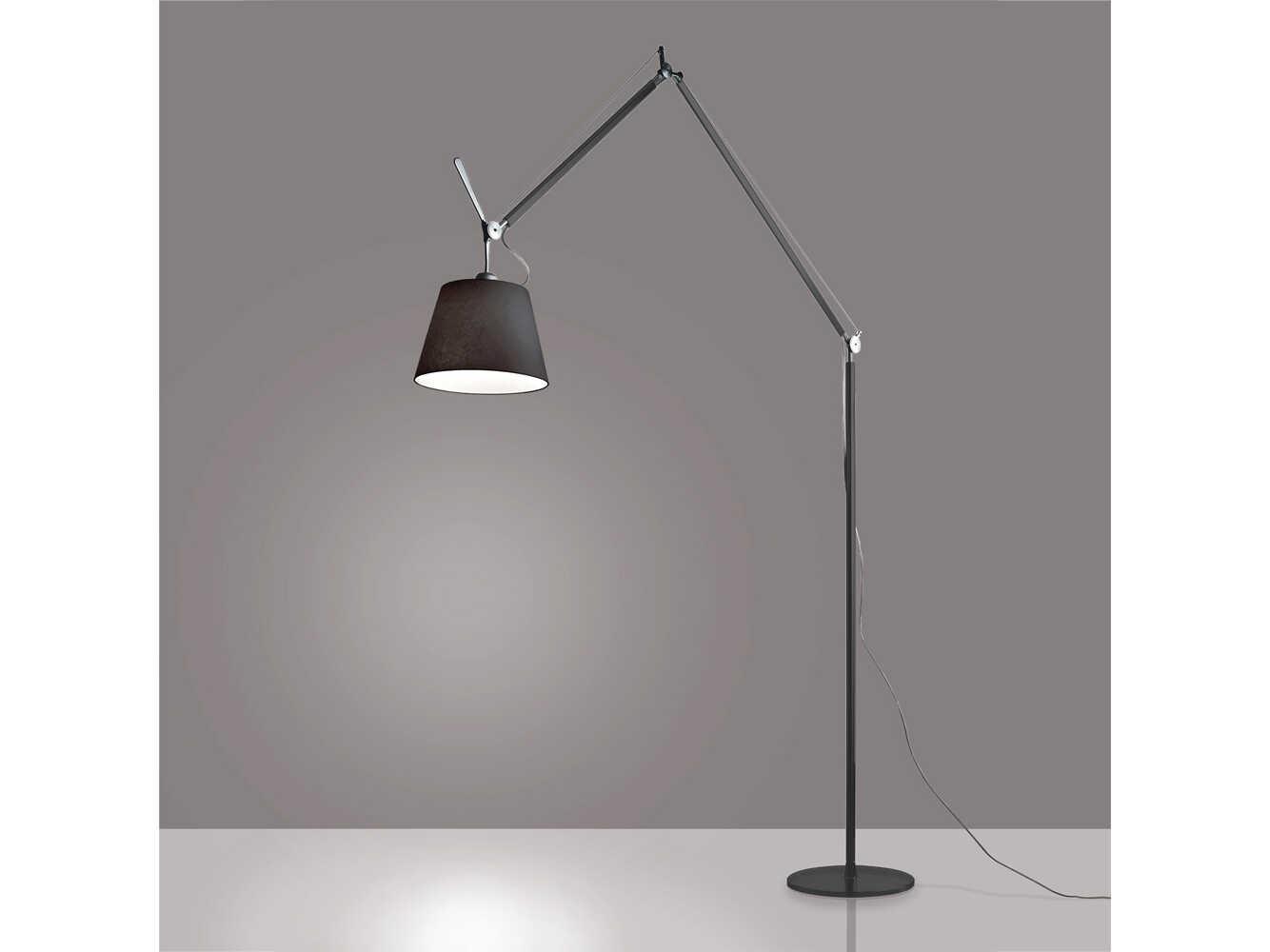 Artemide Tolomeo Mega Black Floor Lamp