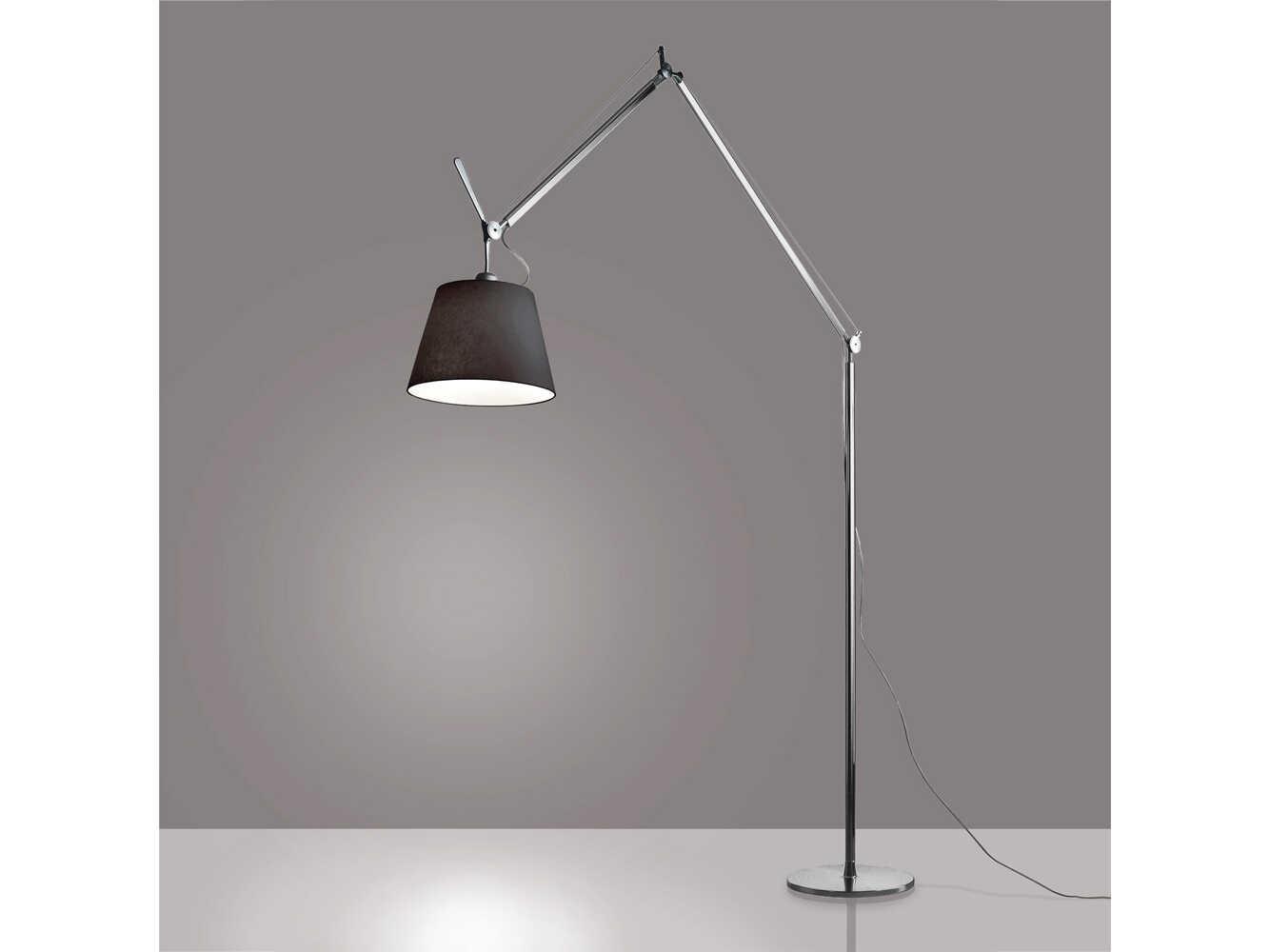 Artemide Tolomeo Mega Black Floor Lamp