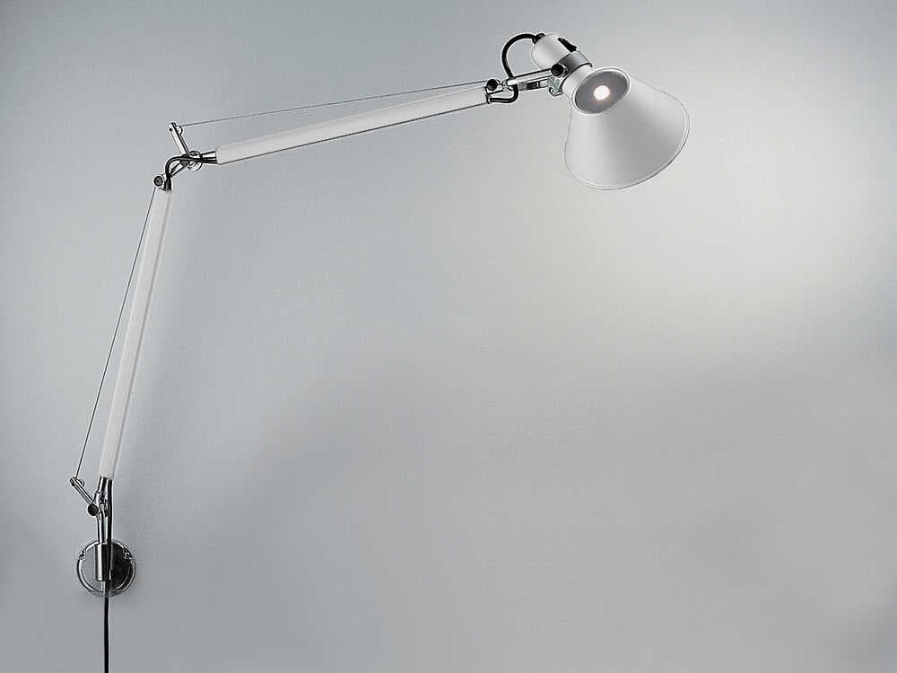 Artemide Tolomeo Classic White Swing Wall Sconce