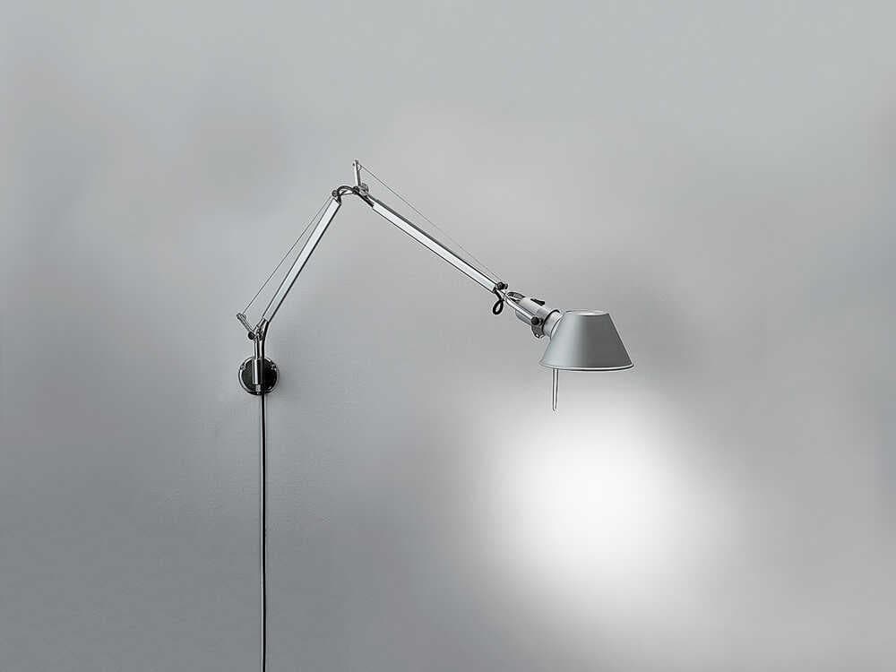 Artemide Tolomeo Micro Aluminum Steel Swing Wall Sconce