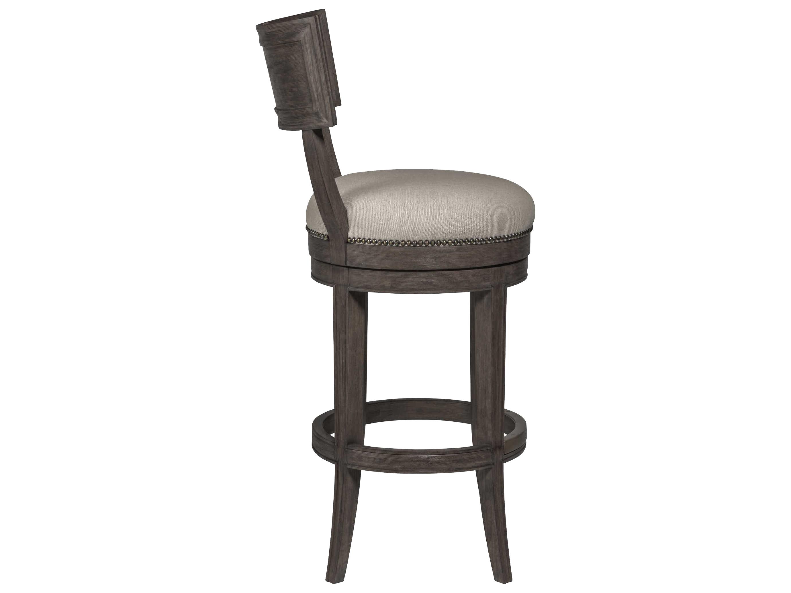Artistica Aperitif Antico Upholstered Swivel Hardwood Bar Stool