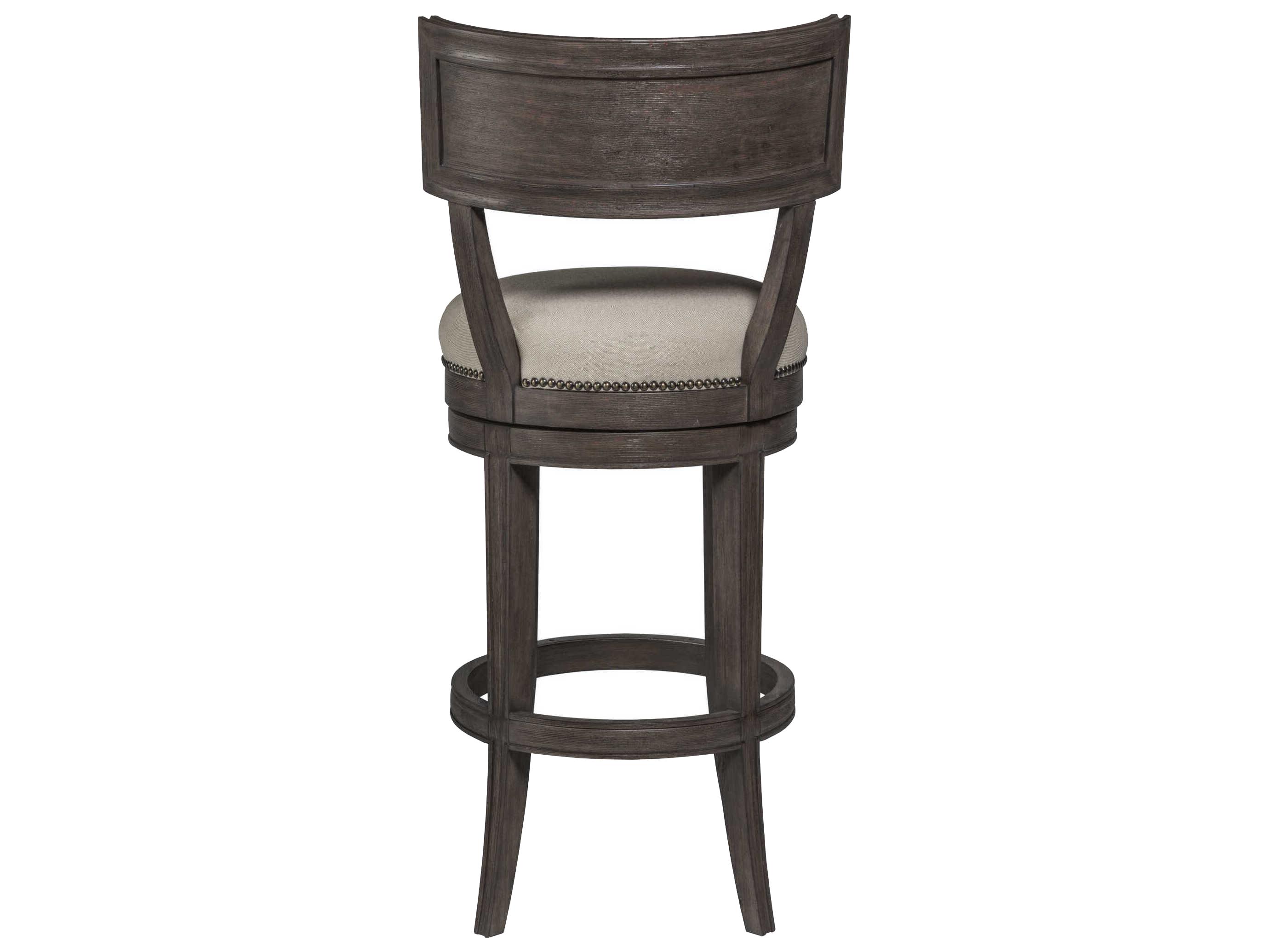 Artistica Aperitif Antico Upholstered Swivel Hardwood Bar Stool