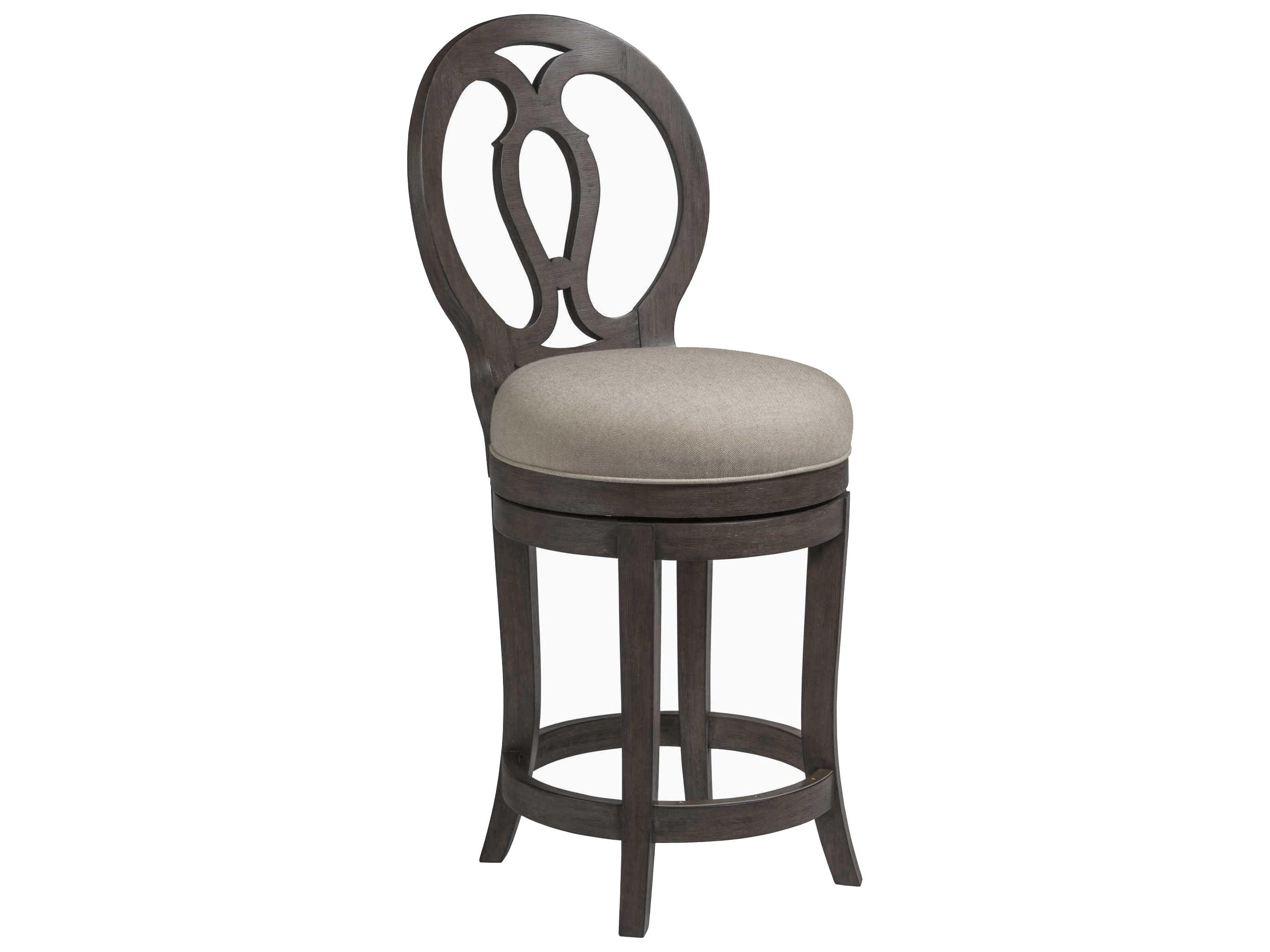 Artistica Axiom Antico Upholstered Swivel Counter Stool