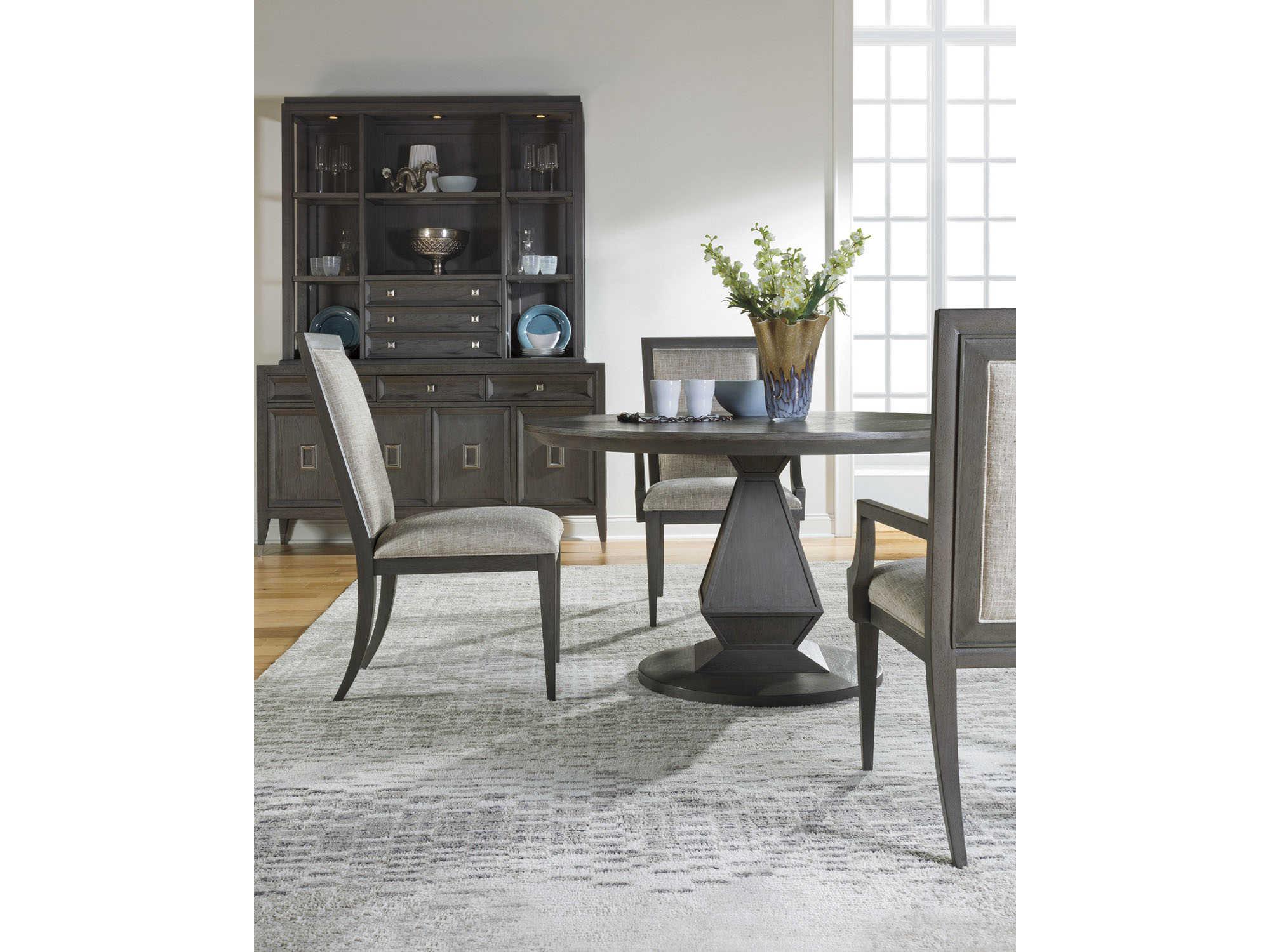 Artistica Appellation Gray Upholstered Side Dining Chair